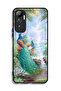 غطاء حماية لهاتف Infinix Hot 20 4G بنقشة الطاووس - 2