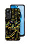 غطاء حماية لهاتف Infinix Hot 20 4G بتصميم عين فنية