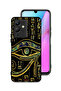 غطاء حماية لجهاز Infinix Note 12 5G بتصميم عين فنية