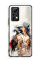 غطاء حماية لهاتف Infinix Note 11 Pro بتصميم نسر تجريدي - 2