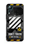 Infinix Note 11 Protective Case Cover Do Not Touch My Phone - 2