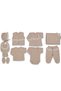 Dragonfly Embroidered Baby Girl Newborn 10 Piece Hospital Release Bodysuit Set - 2