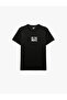 Short Sleeve Crew Neck Relaxed Fit Printed Sports T-Shirt