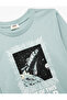 Printed Long Sleeve Crew Neck Cotton T-Shirt - 3