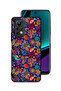 غطاء حماية لهاتف Infinix Note 11 Pro بنقشة أوراق طيور وزهور ملونة