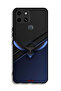 غطاء حماية لهاتف Infinix Smart 6 بتصميم نسر فني تجريدي رقمي - 2
