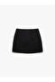 Slim Fit Mini Tweed Skirt - 3