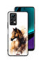 غطاء حماية لهاتف Infinix Note 11 Pro بتصميم حصان تجريدي