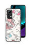 غطاء حماية لهاتف Infinix Note 11 Pro بتصميم حذاء من القماش وفن الكاميرا