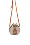 Beige - A.Taba Wicker Women's Crossbody Bag Sp1163