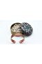 Simple Unisex Zeolite Stone Ivy Patterned Magnet Copper Bracelet Naturalness, Elegance and Energy