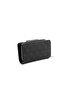 Black - Women's Wallet and Card Holder with Black Logo Sp1202 - 3