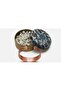 Simple Unisex Zeolite Stone Ivy Patterned Magnet Copper Bracelet Naturalness, Elegance and Energy - 2
