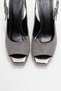 Glora Platinum Glitter Women's Platform Heeled Evening Dress Shoes - 2