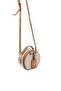 Beige - A.Taba Wicker Women's Crossbody Bag Sp1163 - 2