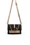 Black - Women's Crossbody Bag with S.Nut Logo Sp1148