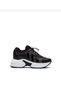 Women's High Sole Comfortable Stylish Daily Sports Shoes Black Color - 5