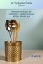 Countertop Cutlery Decorative Vertical Cutlery Cylinder Cutlery Gold Antique Color Model 90 - 4