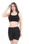 Women's High Waist Laser Cut Corset Shorts, Side Stitched No Trace Skin Color Shorts - 6