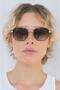 Gerda Silver Black Gradient Sunglasses - 2