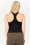 Women Sportswear Fit Padded Training Tank Top, Black - 3