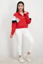 Women Sportswear Fit Grandstand Half Zip Sweatshirt, Red - 3