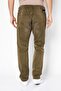 بنطلون جينز رجالي بقصة عادية وقابل للتمدد، لون زيتوني - 4