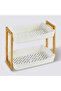 Natureo 2-Tier Rectangular Bamboo Shelf
