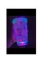 Gift Lighted Cup Water Bottle with Straw Double Layer Purple Color - 3