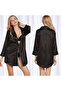 Women's Satin Long Sleeve Sleep Shirt: Elegant Silk Nightshirt with Button Down Design, Pajama Top - 5
