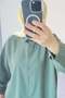Modal Fabric Oversize Shirt and Baggy Trousers Double Suit 5210 - Khaki - 3