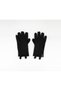 Men Knitted Fleece Gloves, Black