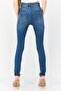 Women Regular Fit Washed Stretchable Jeans, Blue - 3