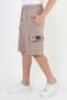 Boy's Summer Combed Cotton Sports Capri Shorts with Pockets - 7