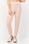 Women Regular Fit Textured Jogger Pants, Rose Blush