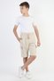 Boy's Summer Combed Cotton Sports Capri Shorts with Pockets - 7