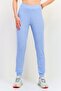 Women Regular Fit Textured Jogger Pants, Dusty Blue
