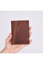 Nigra Genuine Leather, Handmade Wallet, Antique Brown - 3