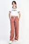 Girl's Casual Cut Combed Cotton Sweatpants with Pockets - 5