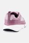 Women Lace Up Brand Logo Running Shoes, Mauve - 3