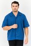 Men Sportswear Fit Short Sleeve Outdoor Polo, Blue