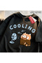 Y2K Vintage T-Shirt Tee Fun Raccoon Blowing a Fan
