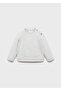 Buttoned cotton sweatshirt