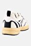 Men Brand Logo Lace Up Running Shoes, Off White - 4