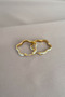 Star Model Hoop Earrings - 2