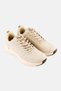 Men Brand Logo Lace Up Outdoor Shoes, Beige - 3