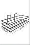 Adhesive Chrome Silver Bathroom Shelf Set of 2 - Shower Shelf Set Shampoo Holder and Organizer - 6