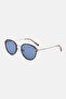 Men GU0006853V53 Round Polarized Sunglasses, Blue - 3