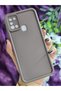 Samsung Galaxy A21S Compatible Shockproof Matte Brown Case with Corner Support