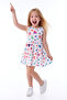 3 Pieces 3-Piece Printed Lycra Girl's Dress - 2